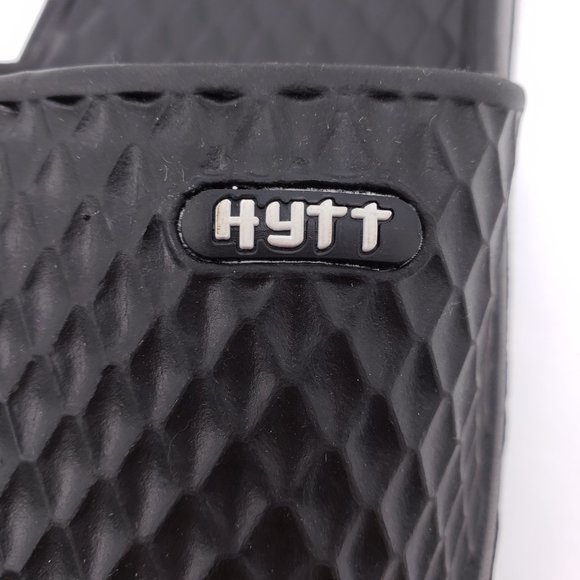 NEW Hytt Mens Size 11 Black Shower Sandal Slides - Picture 9 of 10
